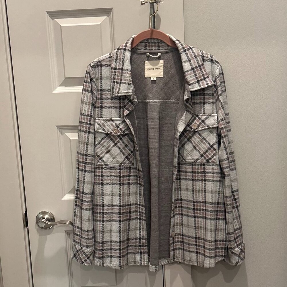 Thread & Supply Button Down Plaid Shirt